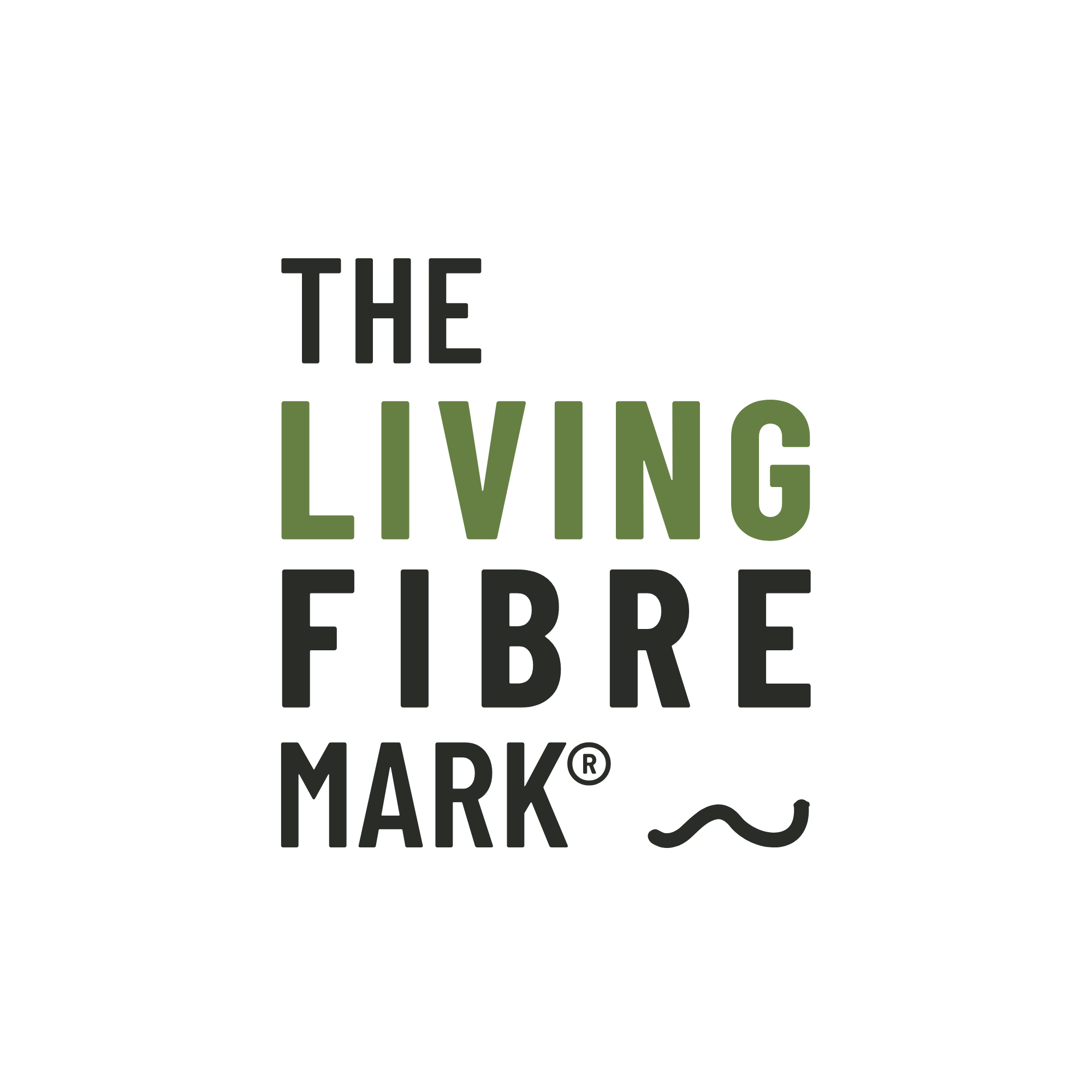The Living Fibre Mark Logo